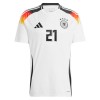Fotbollskläder Tyskland Gundogan 21 Hemmatröja EM 2024 - Kortärmad